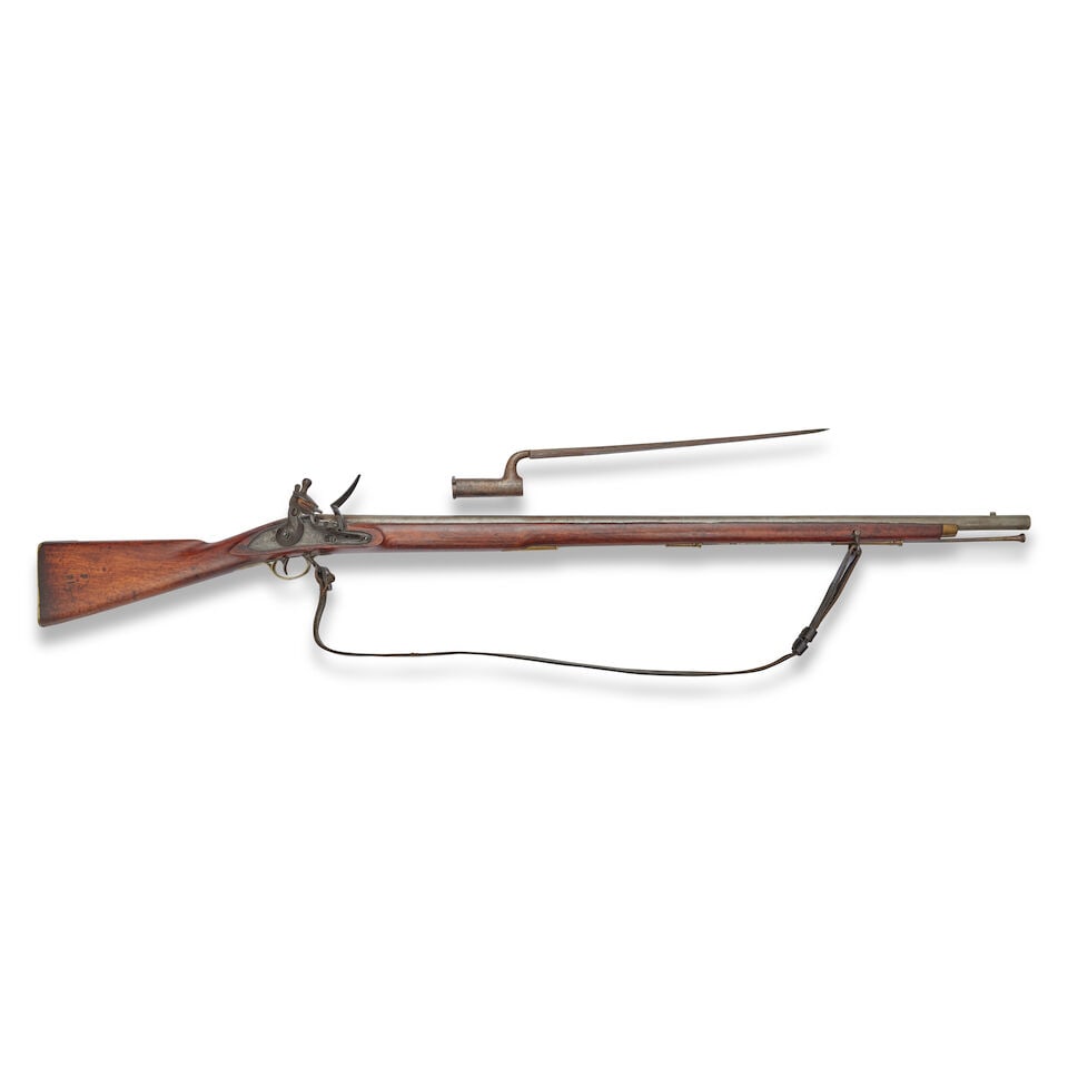 A 10-bore East India Co. flintlock service musket early 19th century (1 of 2)