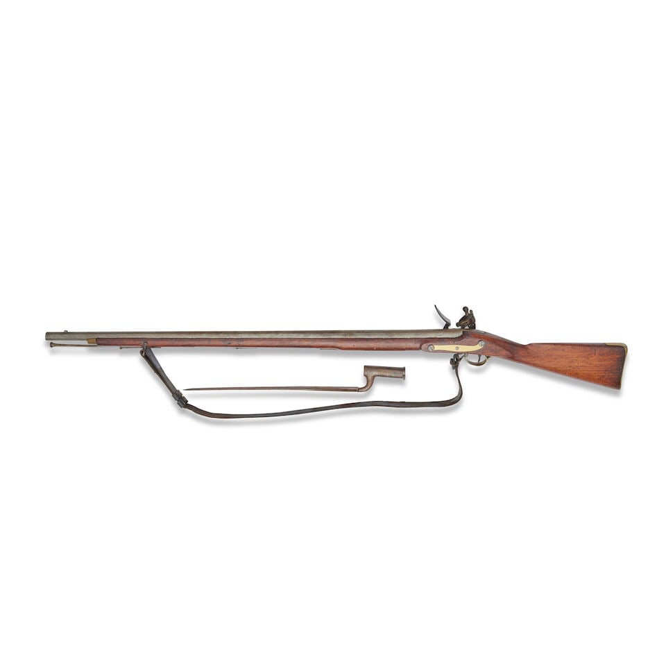 A 10-bore East India Co. flintlock service musket early 19th century - 2