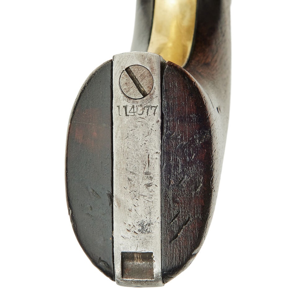 A Colt 1860 army model percussion revolver No. 114077 for 1863 - 4