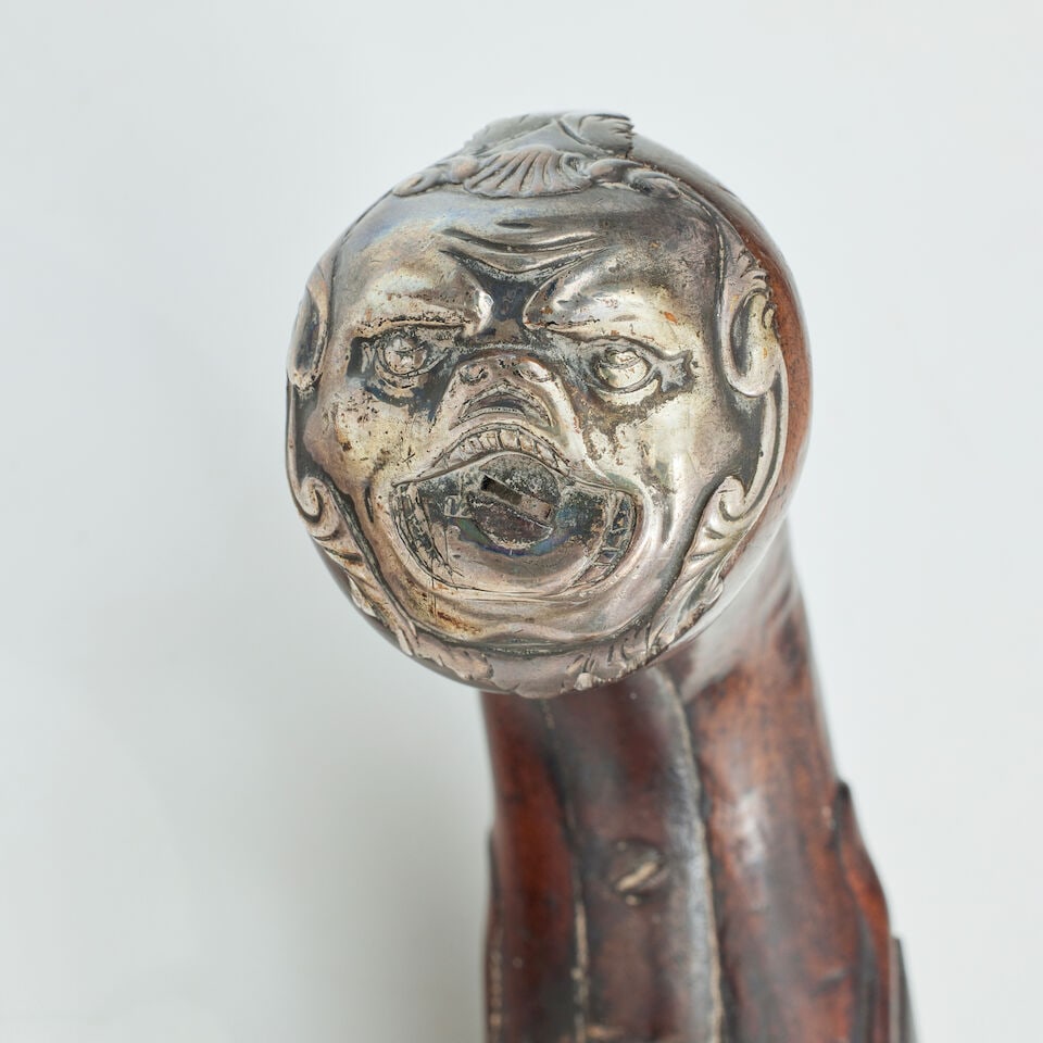 A pair of 18 bore flintlock turn-off pistol - 2