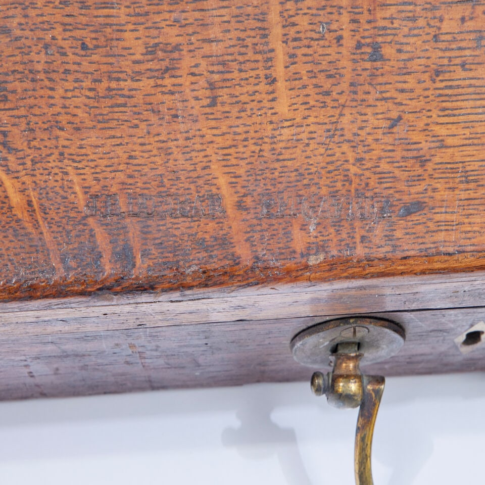 A group of six various 19th and 20th century shotgun and rifle cases with trade label for Boss, ... - 10
