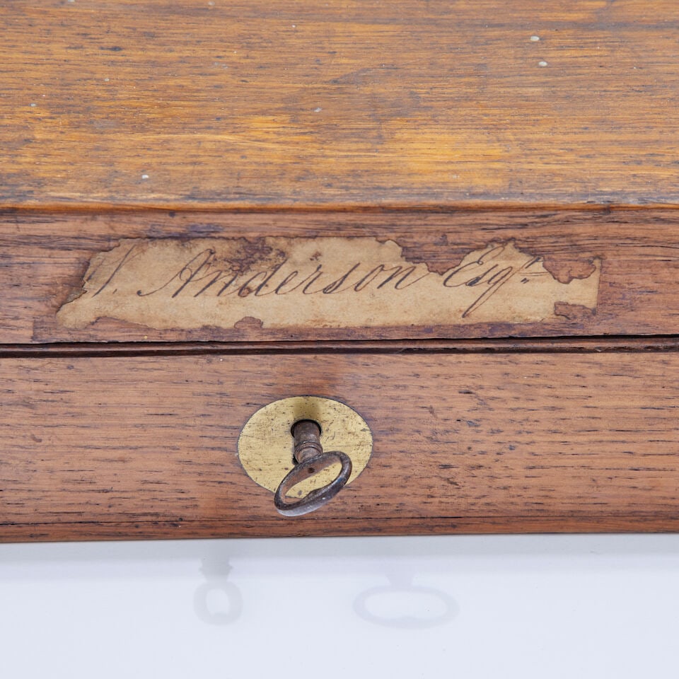 A group of six various 19th and 20th century shotgun and rifle cases with trade label for Boss, ... - 12