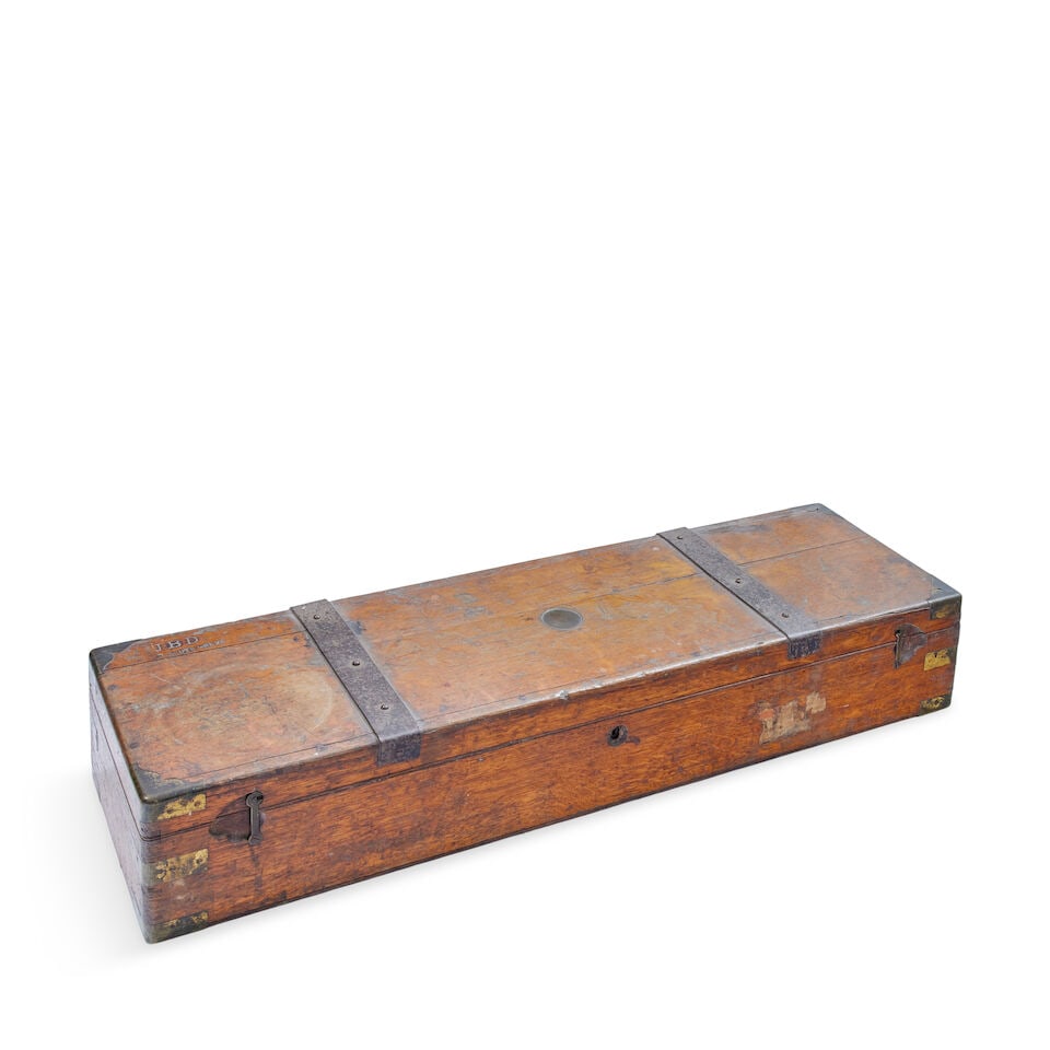 A group of six various 19th and 20th century shotgun and rifle cases with trade label for Boss, ... - 14