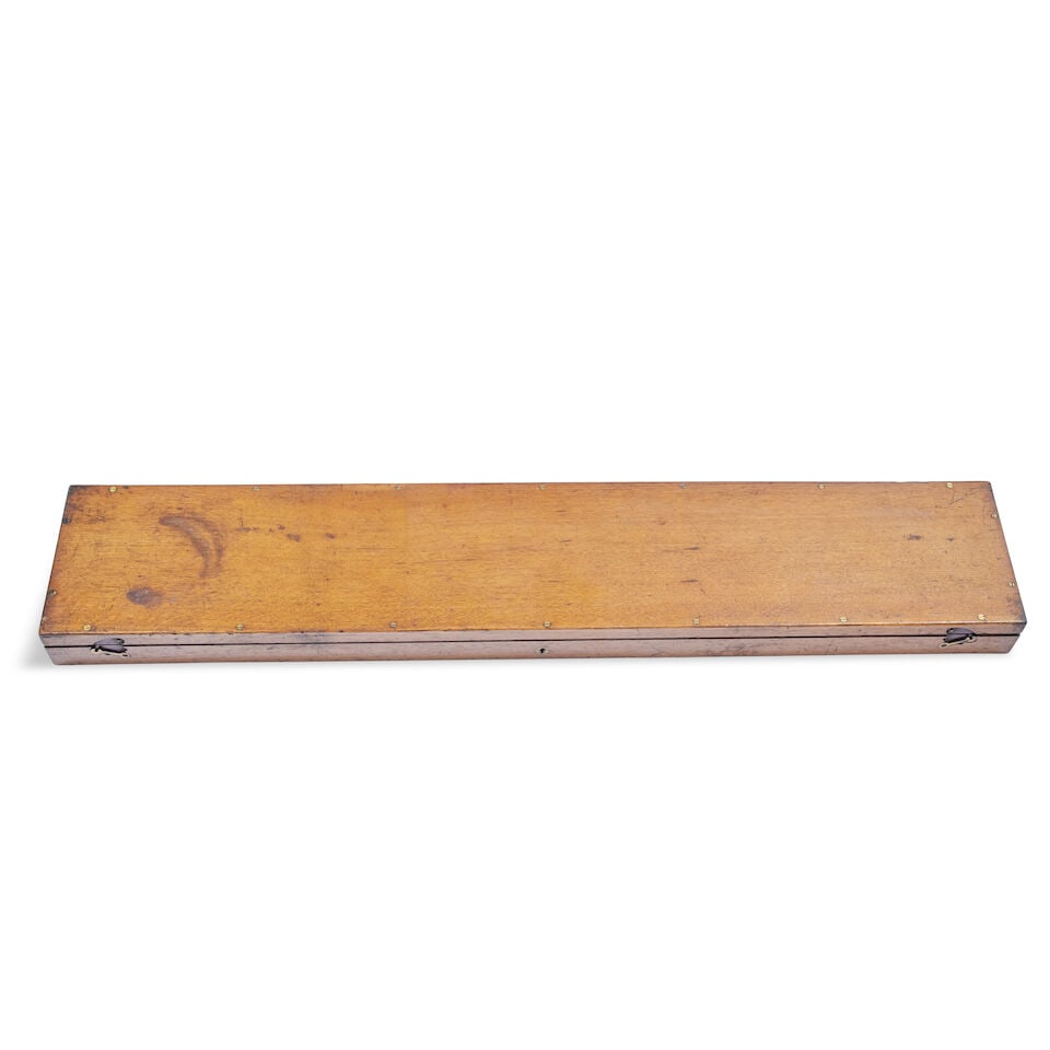 A group of six various 19th and 20th century shotgun and rifle cases with trade label for Boss, ... - 17