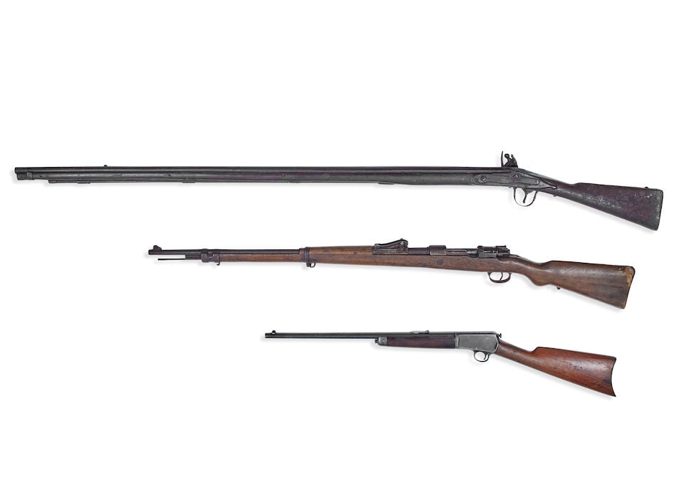 A deactivated German Mauser Gewehr 98 Bolt-action Rifle 1916 - 2