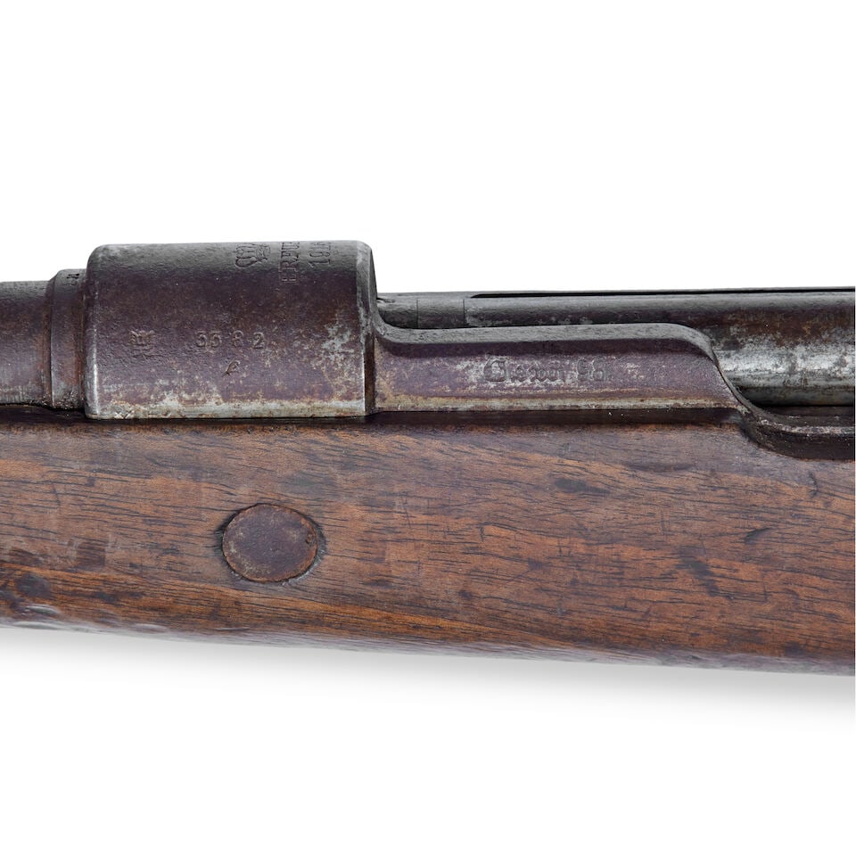 A deactivated German Mauser Gewehr 98 Bolt-action Rifle 1916 - 4