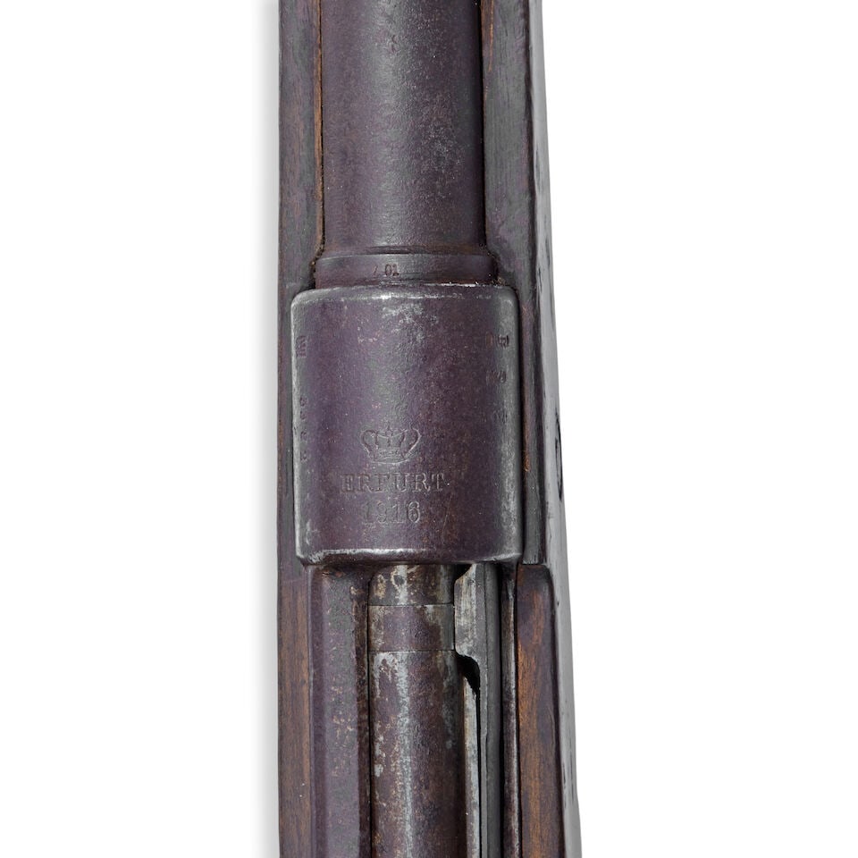 A deactivated German Mauser Gewehr 98 Bolt-action Rifle 1916 - 5