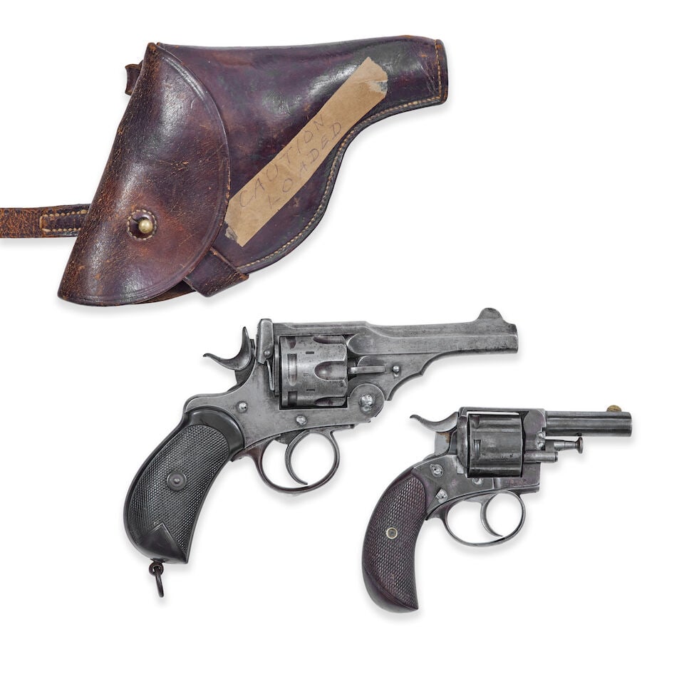 A deactivated A .455 'Mark I' revolver by Webley, no. 26104 (2) - 3