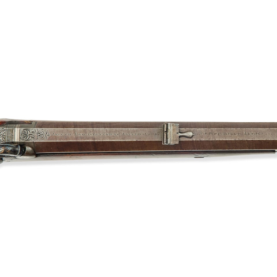 A cased 20-bore (.600) percussion sporting rifle by Joseph Egg & Son, London, No. 2888 - 5
