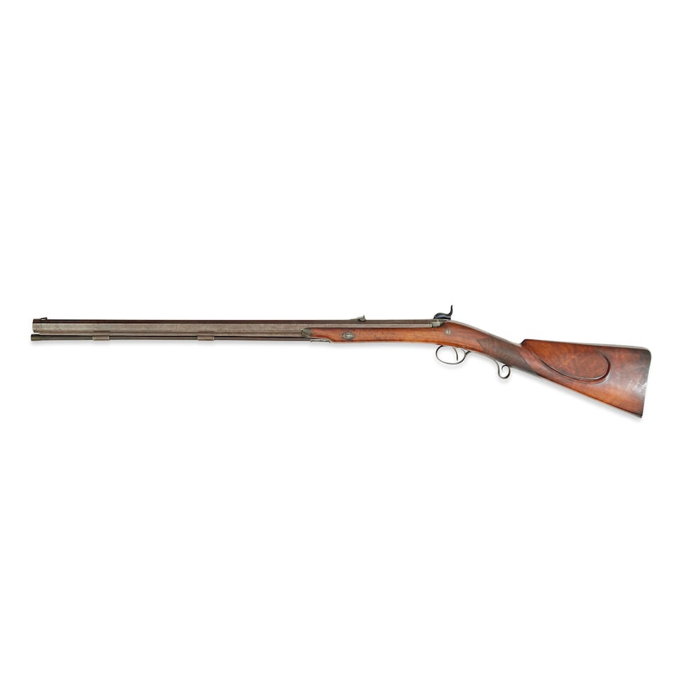 A cased 20-bore (.600) percussion sporting rifle by Joseph Egg & Son, London, No. 2888 - 6