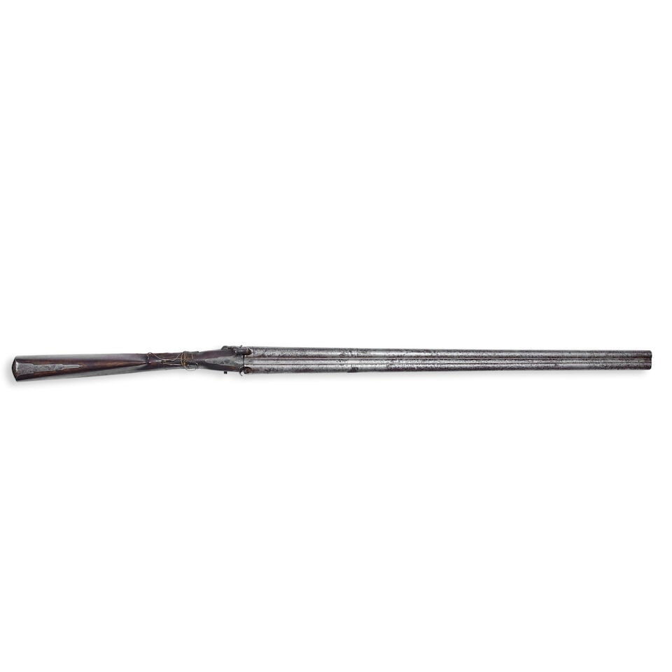 A 14-Bore Double barrelled percussion sporting gun by Thomas Boss, No. 671 - 5