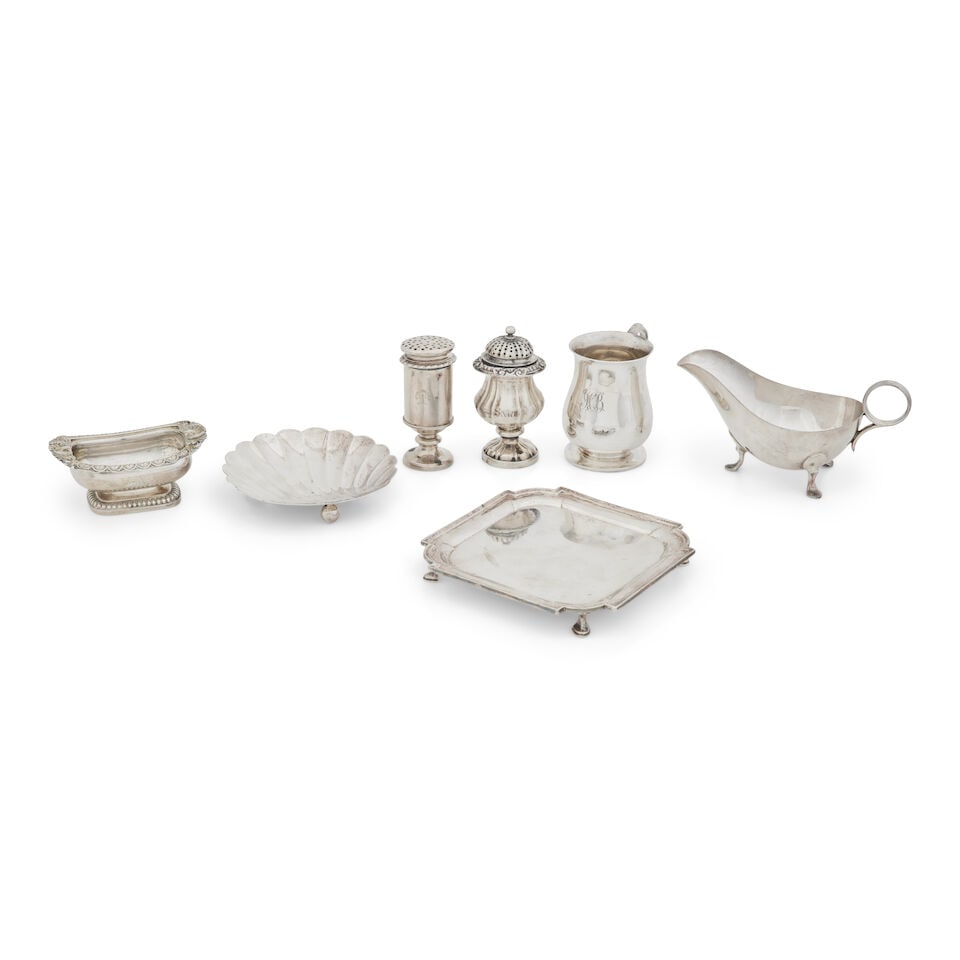 A collection of table silver various makers and dates (7) (1 of 1)