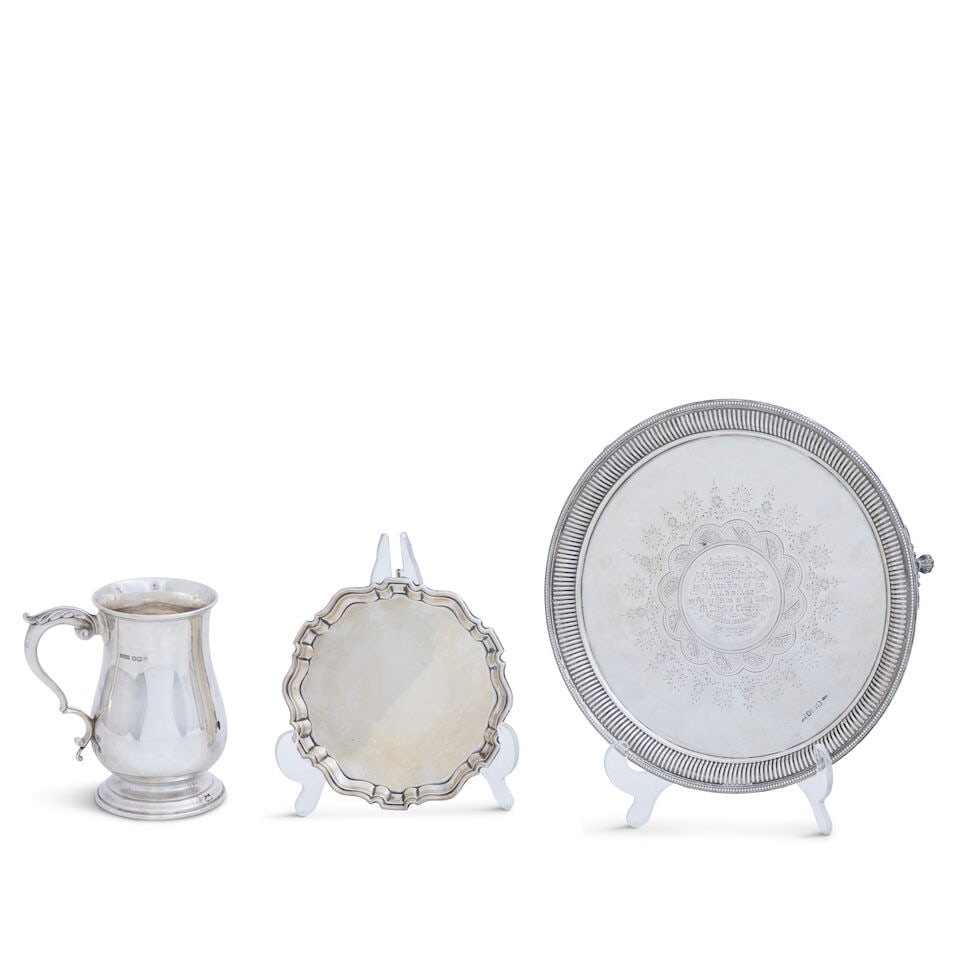 A Victorian silver salver by Joseph Edward Sydenham, Sheffield, 1890 (3) (1 of 1)