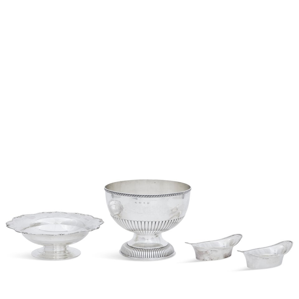 A silver demi-fluted rose bowl, by William Hayes, Birmingham 1898 (4) (1 of 1)