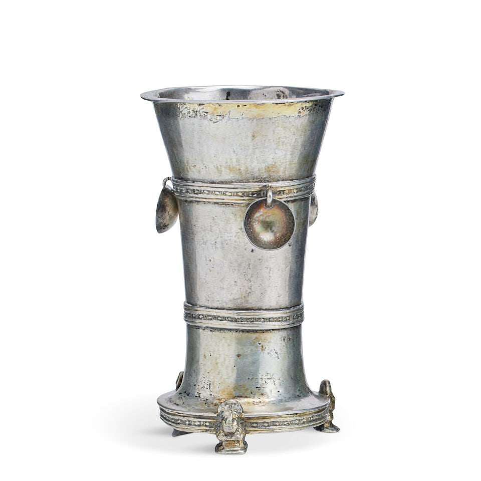 A Swedish silver beaker by Ferdinand Sehl, Stockholm, early 18th century (1 of 2)