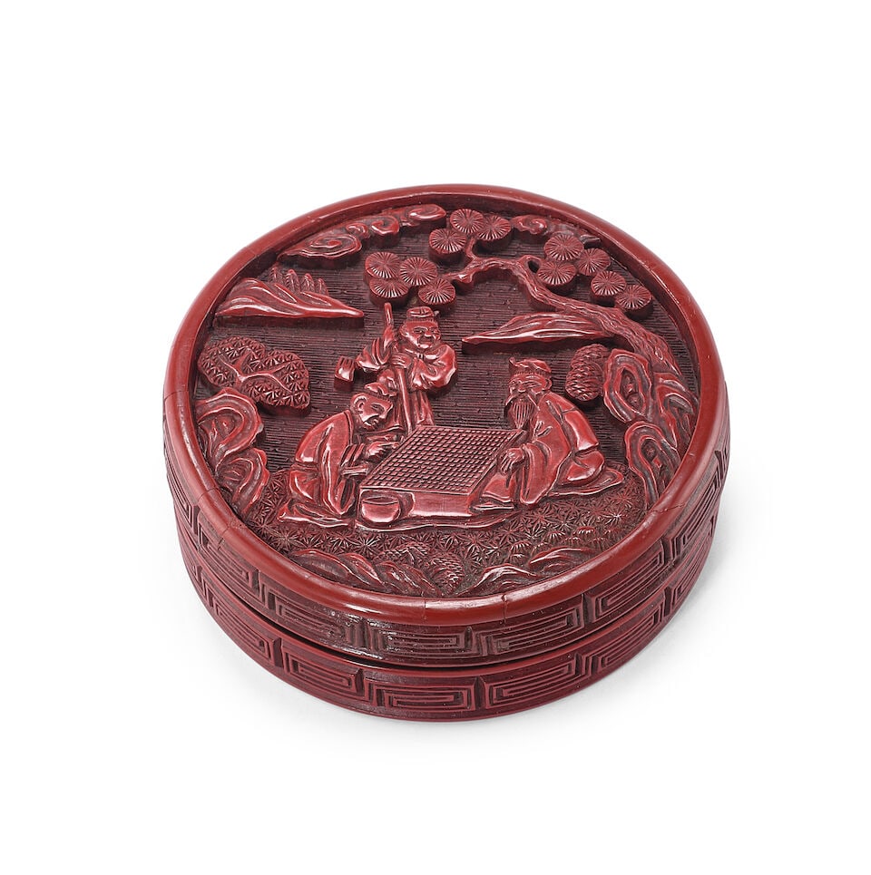 A CARVED CINNABAR LACQUER BOX AND COVER Mid/late Ming Dynasty (3) - 2