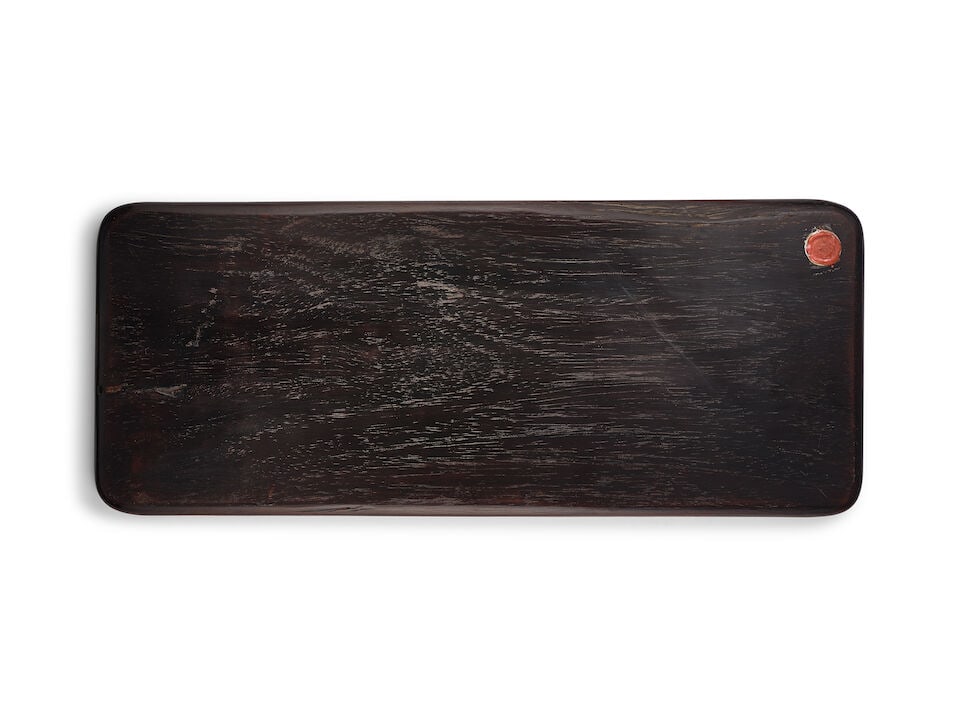 AN INCISED AND INSCRIBED WOODEN TRAY AFTER GAO SHIQI Qing Dynasty, 19th century (2) - 2