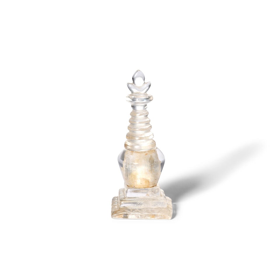 A SMALL ROCK CRYSTAL STUPA Liao Dynasty or later (3) - 2