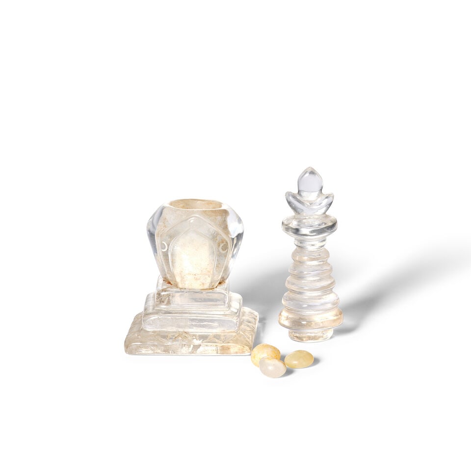 A SMALL ROCK CRYSTAL STUPA Liao Dynasty or later (3) - 3
