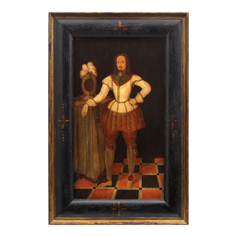 English School, 19th Century Portrait of a gentleman in Tudor dress, traditionally known as Robe...: English School, 19th Century Portrait of a gentleman in Tudor dress, traditionally known as Robert Devereux, Earl of Essex oil on panel 30 x 17cm (11 3/4 x 6 11/16in). Footnotes: Provenance With
