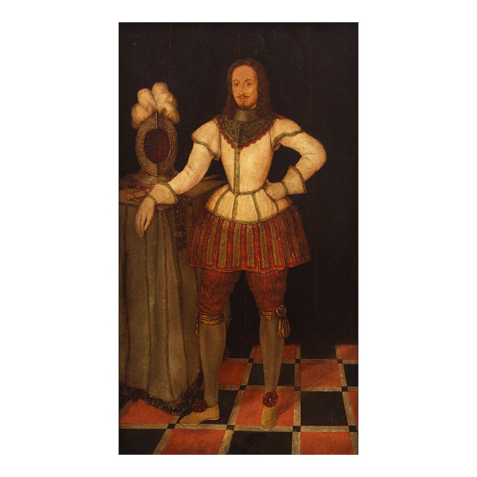 English School, 19th Century Portrait of a gentleman in Tudor dress, traditionally known as Robe... - 3