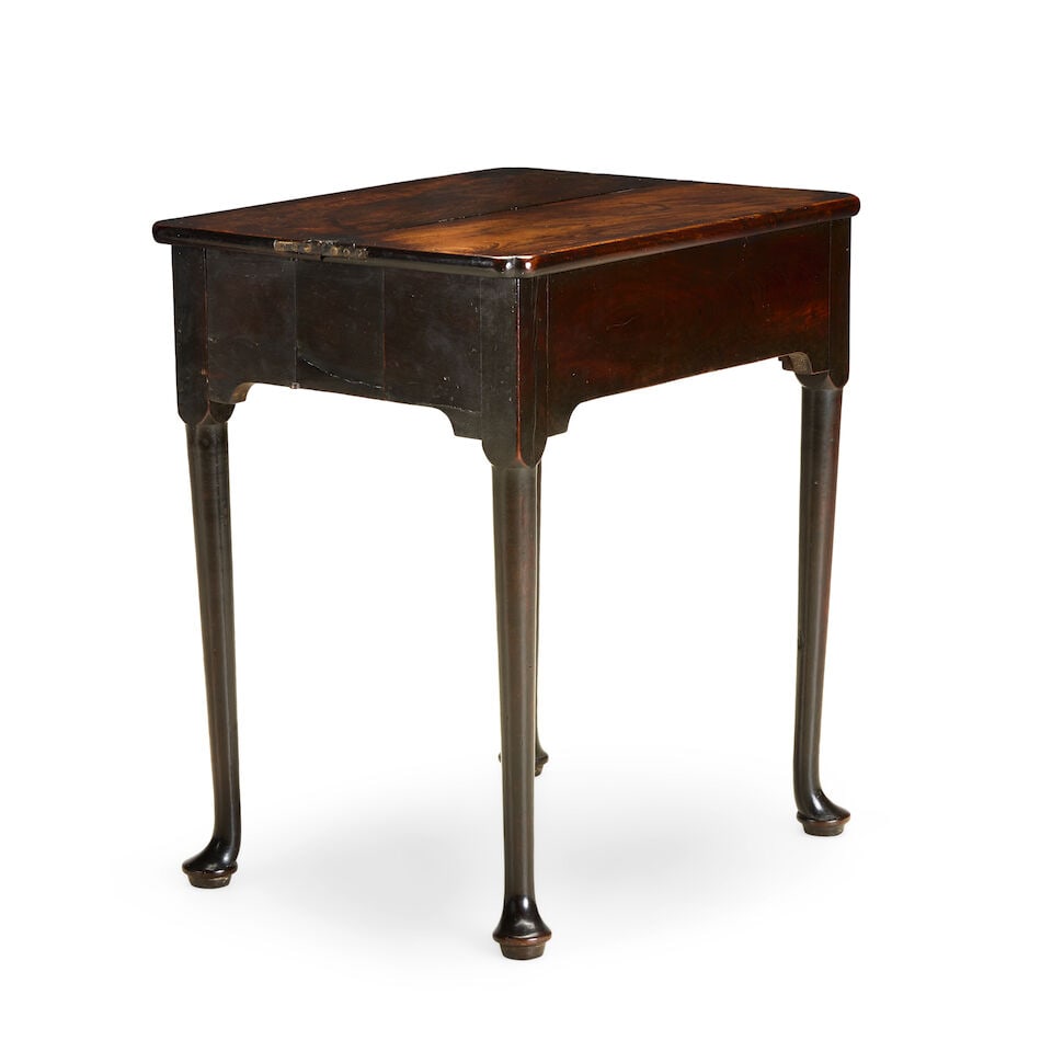 A George II mahogany concertina action tea table of small proportionsSecond quarter 18th century - 3