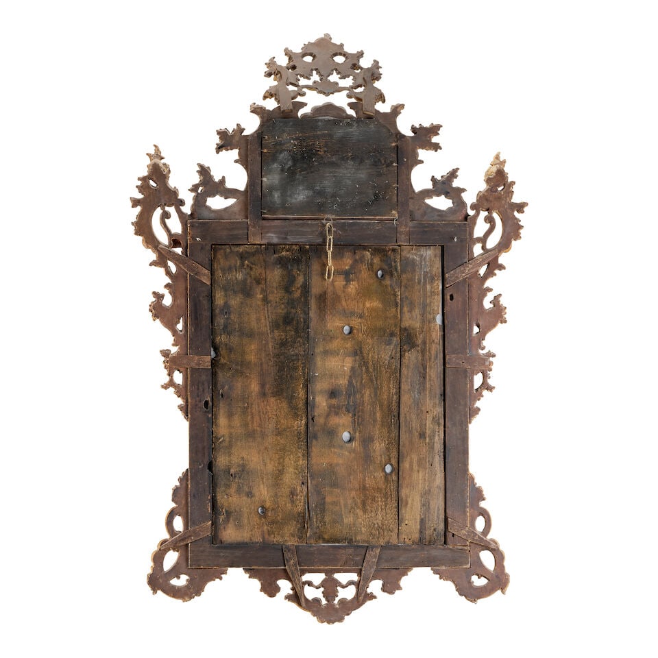 A large pair of North Italian carved giltwood mirrorsIn the Venetian Rococo mid-18th century sty... - 2