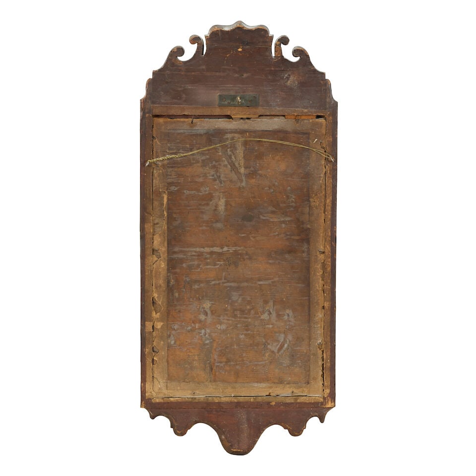 A George I walnut and parcel gilt girandole mirrorEarly 18th century - 2