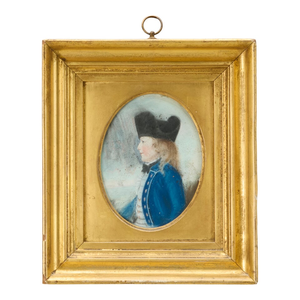 Charles Hayter (British, 1761-1835) Portrait of a young man in naval uniform, said to be Thomas ... - 3