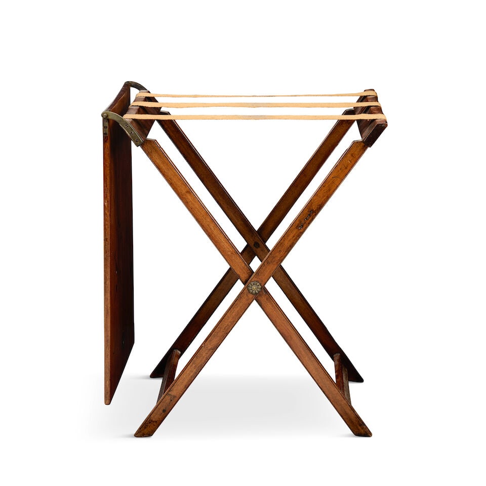 A Regency mahogany trestle coaching table Early 19th century - 2