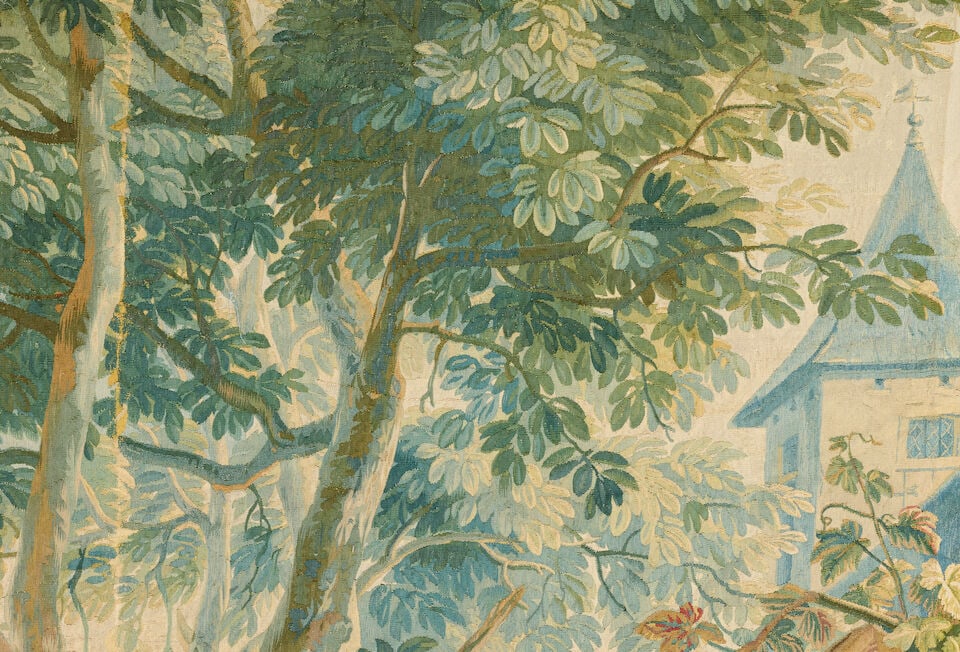 An 18th century verdure tapestry fragment - 2