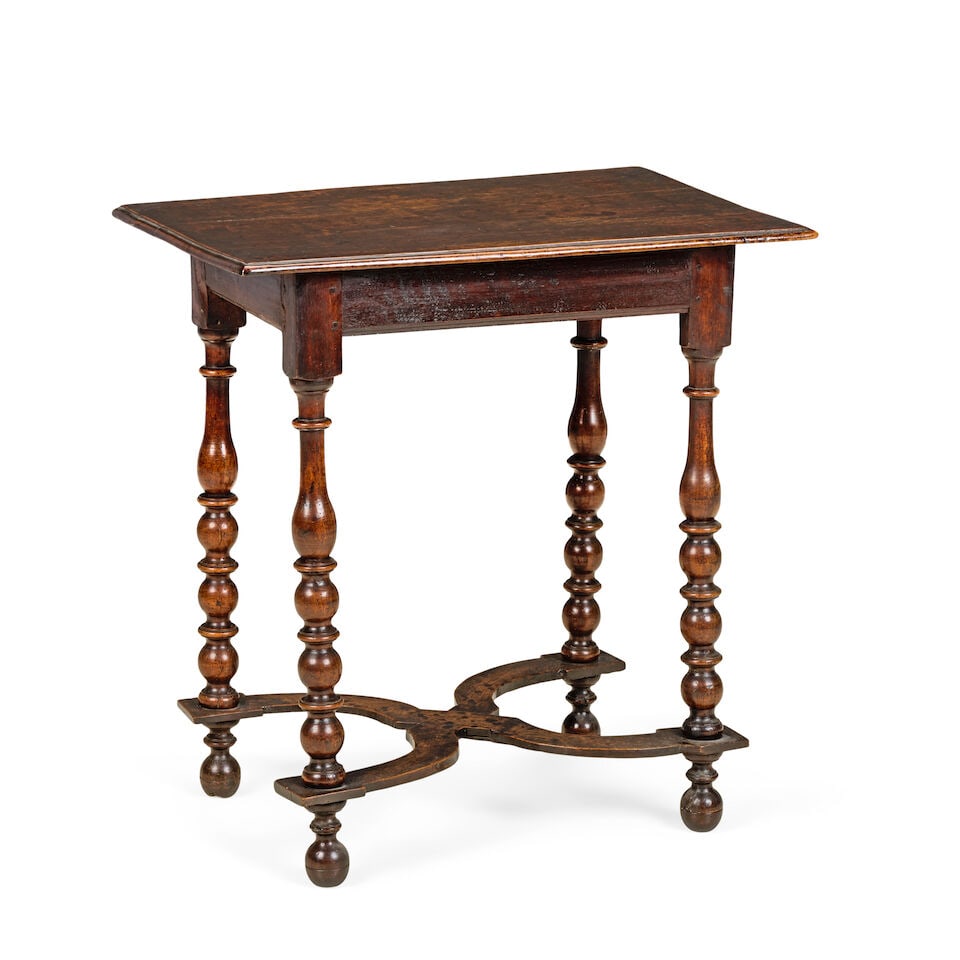A William and Mary walnut side table Late 17th century (1 of 2)