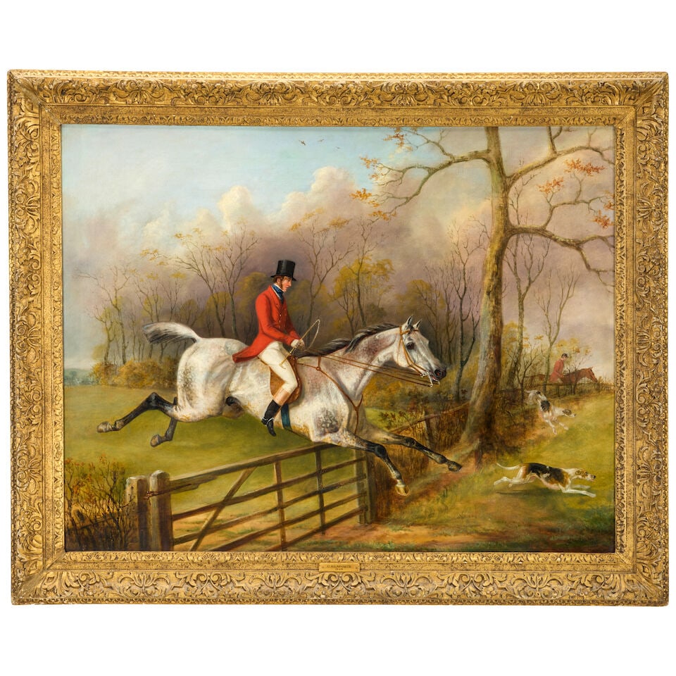 Attributed to George Henry Laporte (German/British, 1799-1873) Well Over - Jumping the Five Bar ... - 3