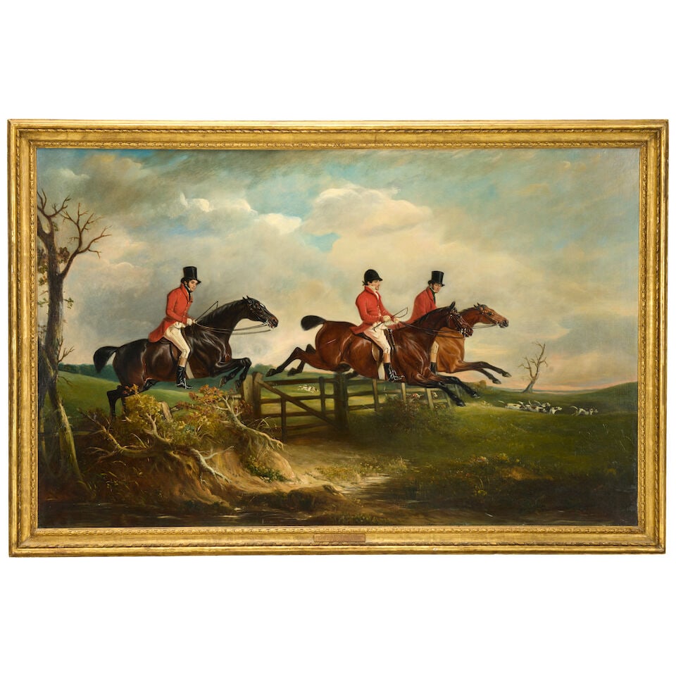 John Ferneley Senior (Thrussington 1782-1860 Melton Mowbray) Sir Francis Holyoake on Crossbow, G... - 3