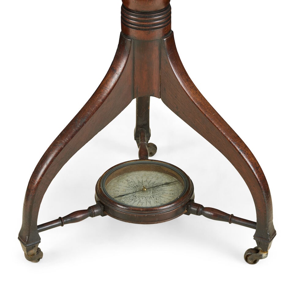 A Victorian 12-inch terrestrial globe on a turned mahogany tripod stand by Bardin Third quarter... - 3