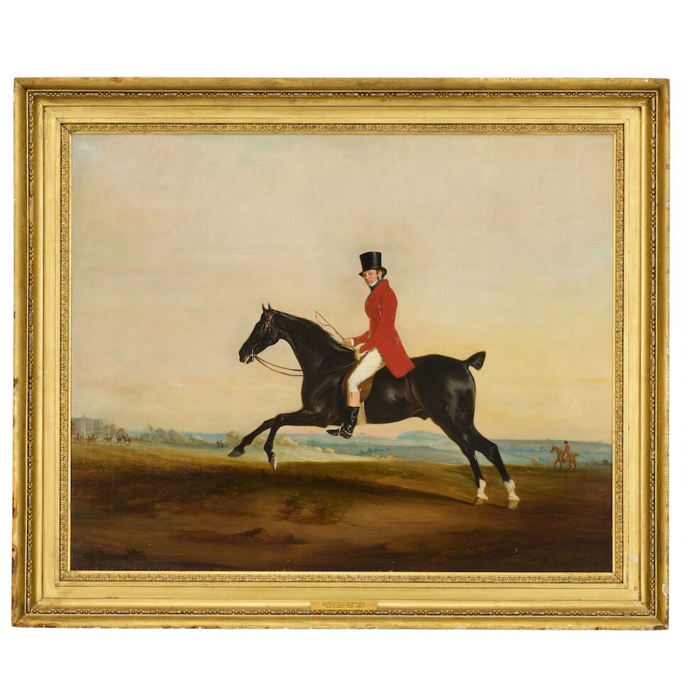John Ferneley Senior (Thrussington 1782-1860 Melton Mowbray) James Smith-Barry, Esq. out Hunting - 3
