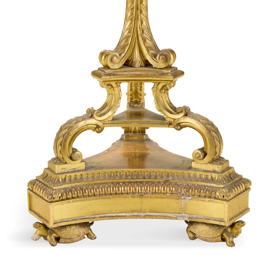 A George III carved giltwood torchèreThird quarter 18th century - 2
