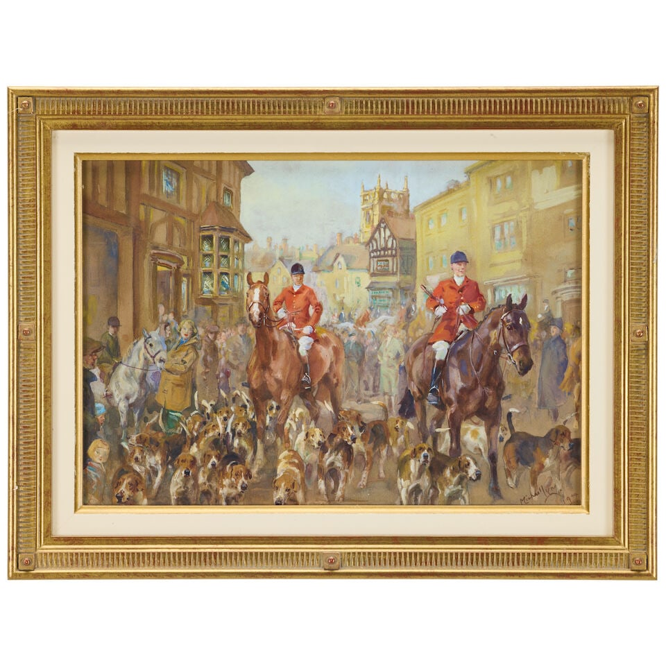 Michael Lyne (British, 1912-1989) The Cattistock Foxhounds - 3