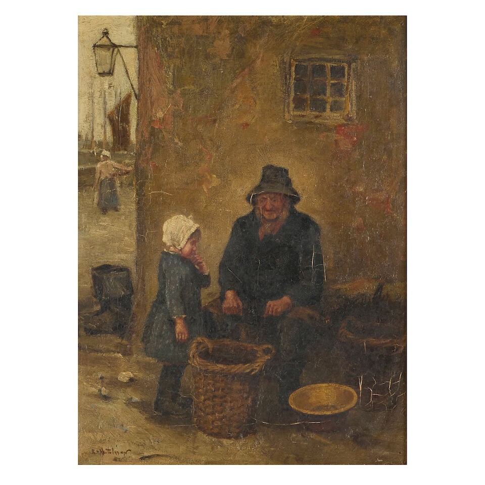 Robert Gemmell Hutchison RSA RBA ROI RSW (British, 1855-1936) 'Handy Pandy, Sugar Candy. Which H... (1 of 3)