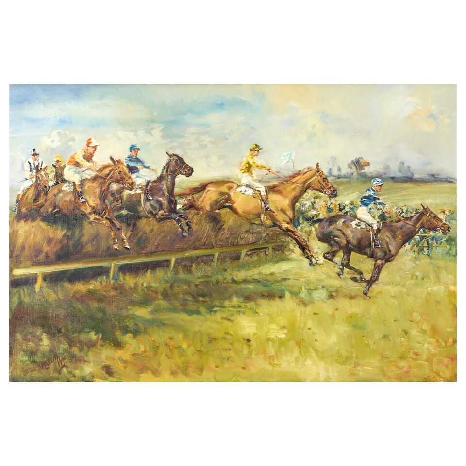 Michael Lyne (British, 1912-1989) Point-to-Point (1 of 3)
