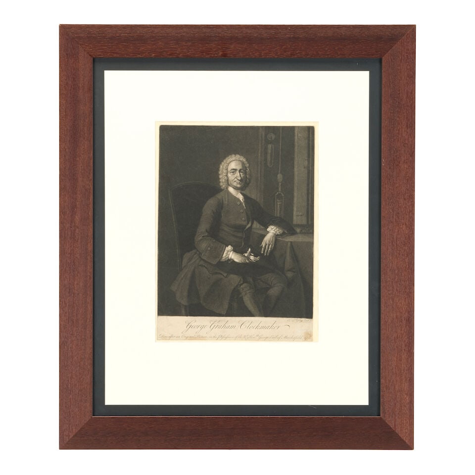After Thomas Hudson George Graham Clockmaker Mezzotint by Thomas Ryley, circa 1740, on wove pape... - 3