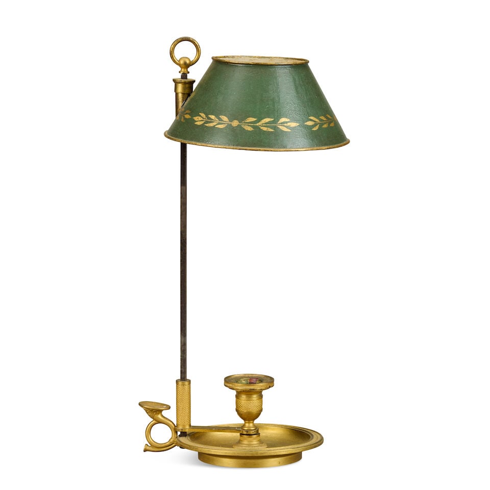 A French Empire ormolu one-light bouillotte lamp Early 19th century - 2