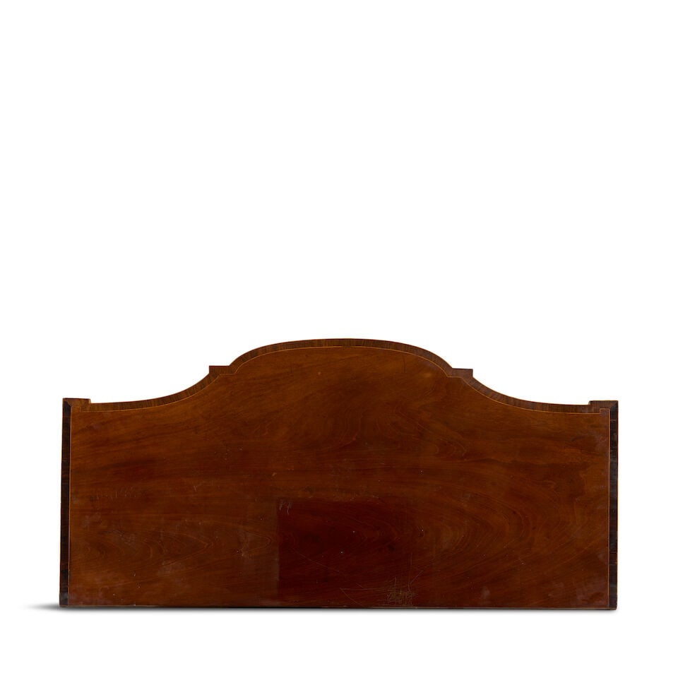 A small George III mahogany and rosewood crossbanded side boardEarly 19th century - 2