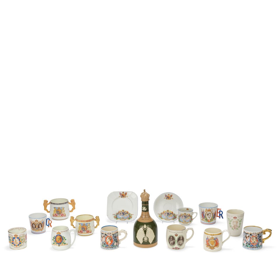 GEORGE V, EDWARD VII, AND GEORGE VI - a selection of commemorative ceramics Circa 1910 - 1937 (1 of 2)