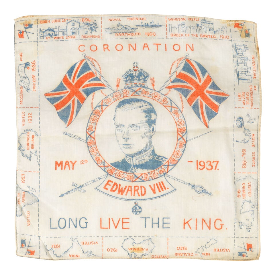 QUEEN VICTORIA TO ELIZABETH II - a large selection of commemorative textiles Circa 1887 - 1953 (... - 3
