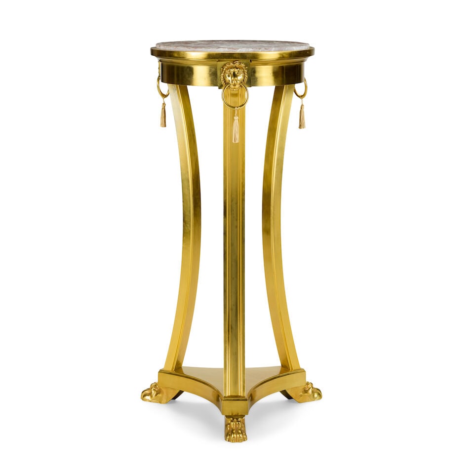 A gilt bronze and marble torchère (1 of 4)