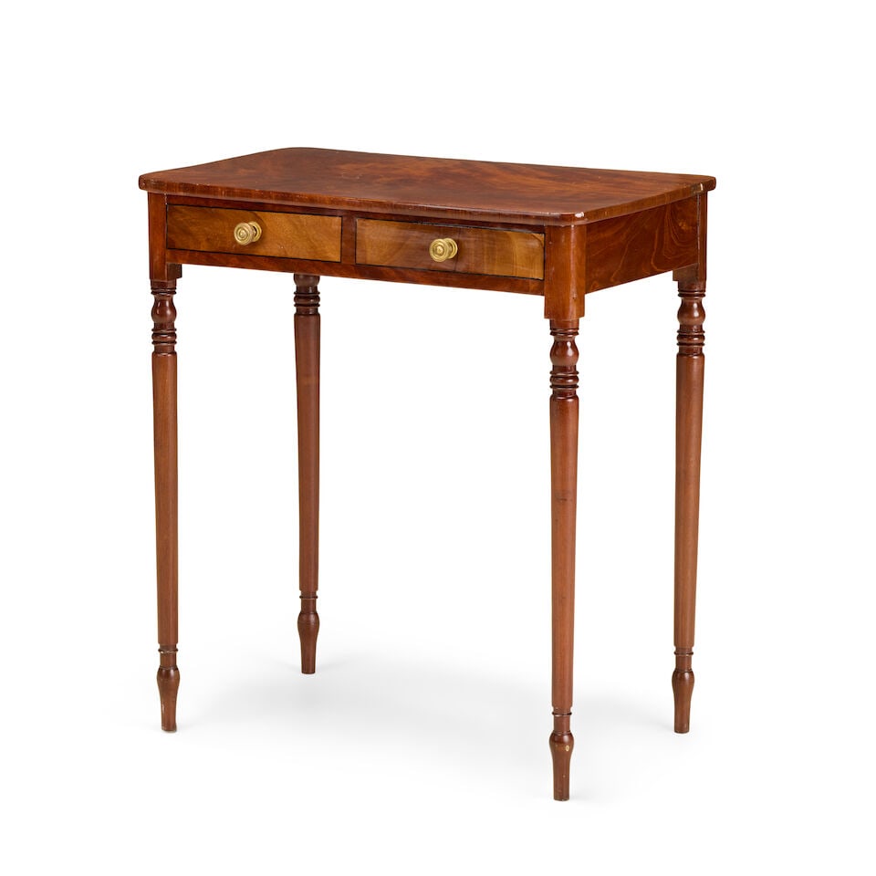 A Regency mahogany writing tableEarly 19th century (1 of 2)
