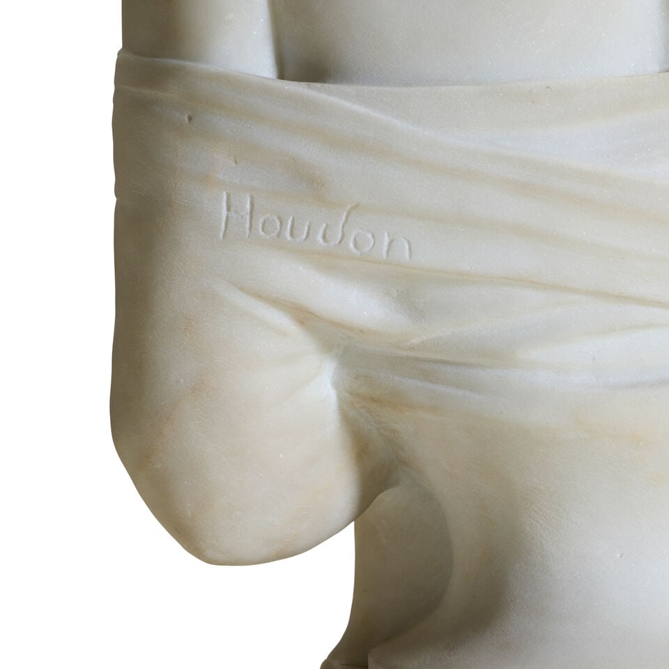 After Jean-Antoine Houdon (1741-1828): a marble bust of Juliette Recamier - 2