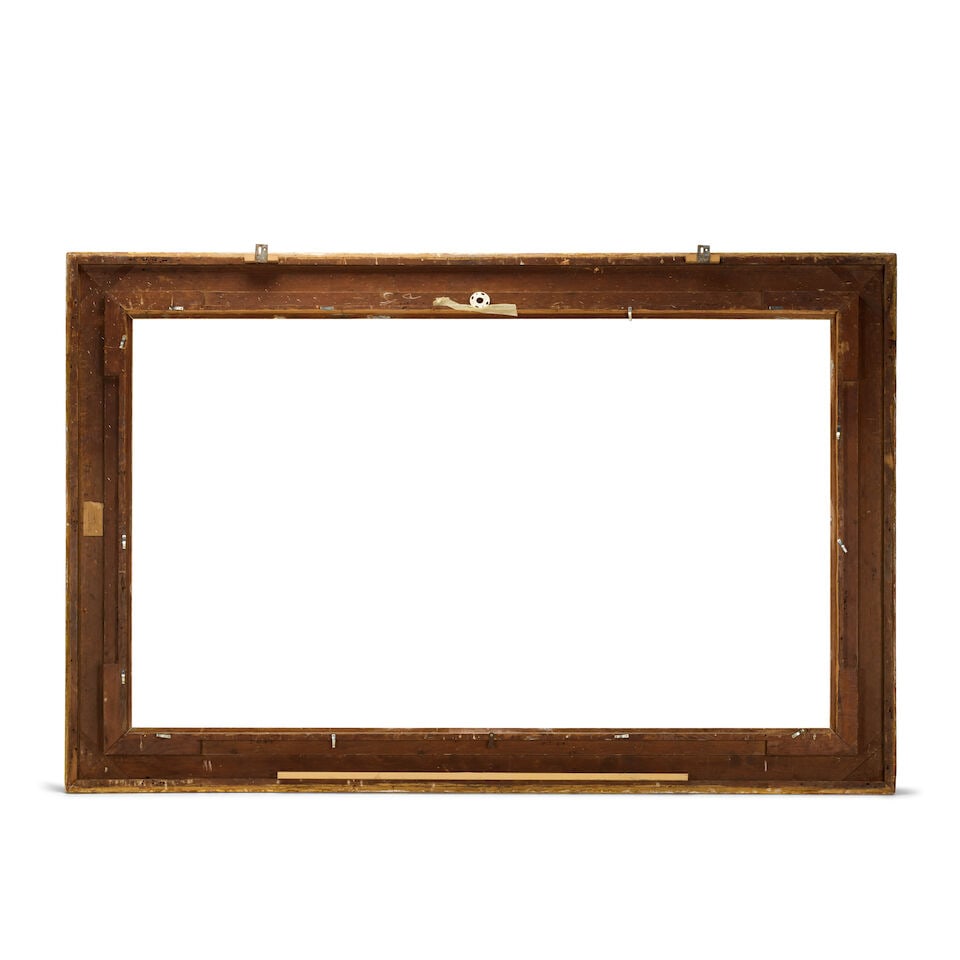A very large giltwood and gesso frame 19th century - 2