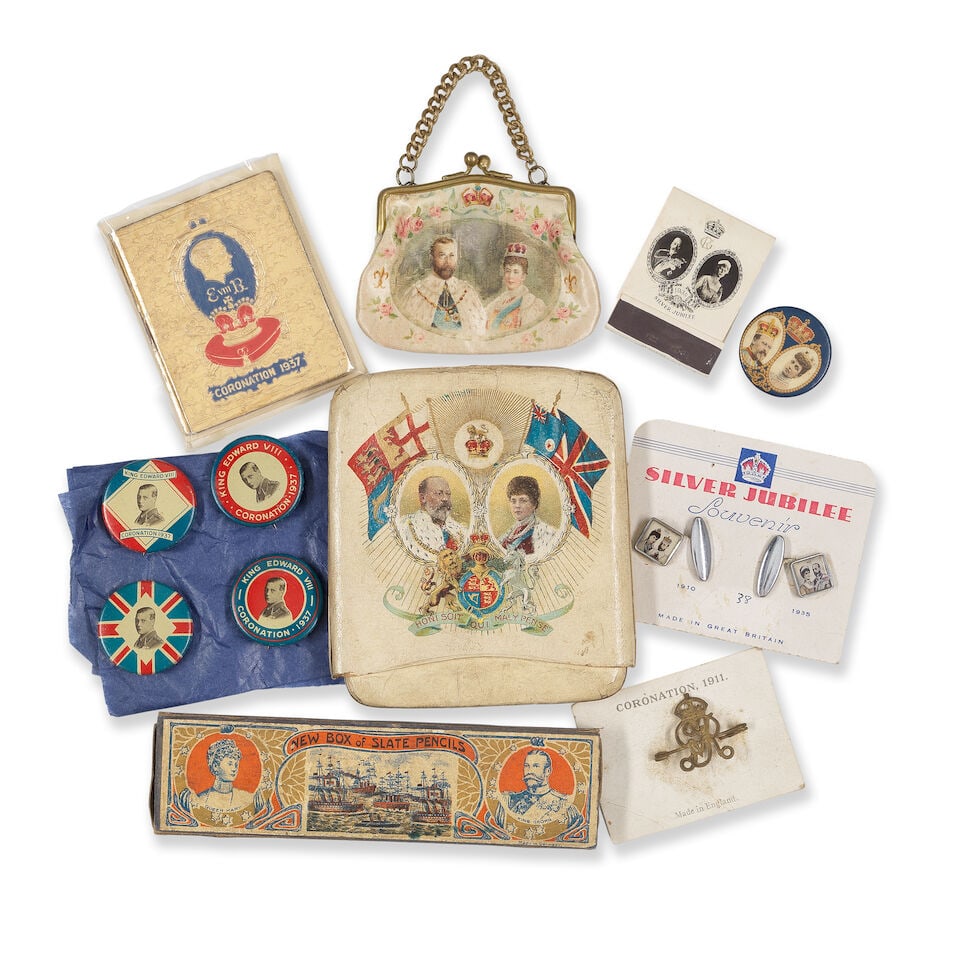 MEMORABILIA - EDWARD VII, GEORGE V AND EDWARD VIII Group of memorabilia, printed ephemera and p... - 2